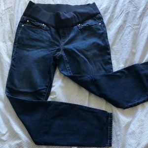 GAP maternity blue jeans